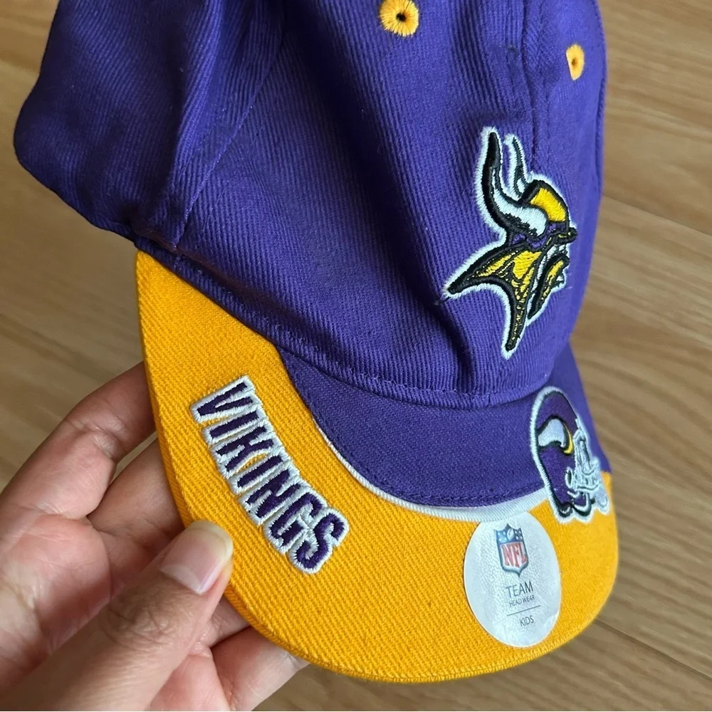 NEW Minnesota Vikings Team NFL Hat Youth OS